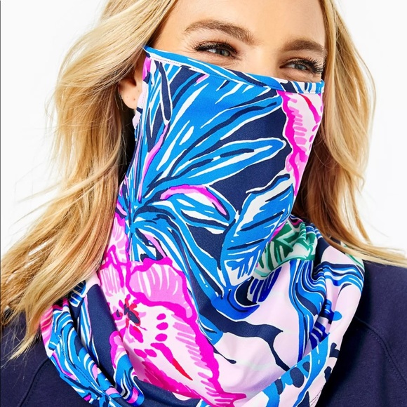 Lilly Printed Adult Gaiter Mask - Picture 3 of 3